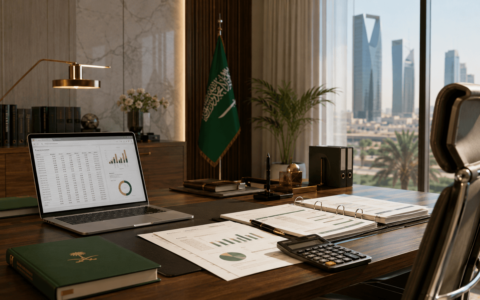 تدريب على القيود المحاسبية والقوائم المالية في السعودية